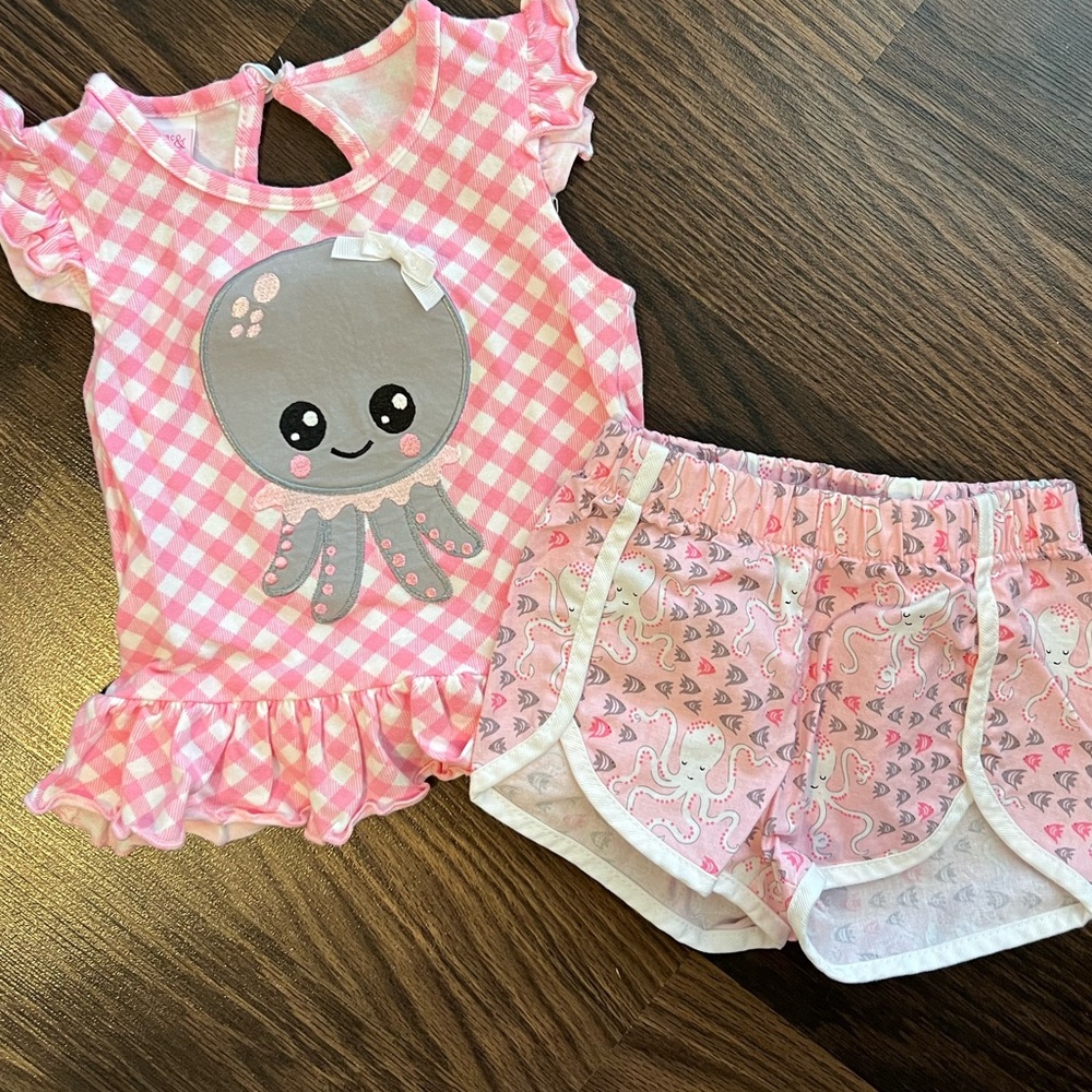 RicRac and Ruffles 2 piece set